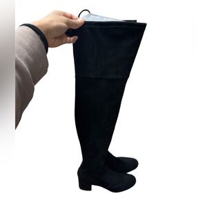 Black Over-the-Knee Women's Boots
